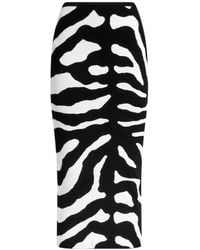 Moschino - Printed Stretch Skirt - Lyst