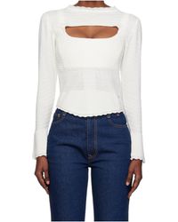 Vivienne Westwood - Cut-Out Knitted Top - Lyst