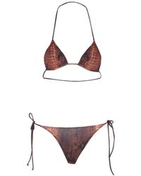 Jean Paul Gaultier - Printed Bikini Set - Lyst