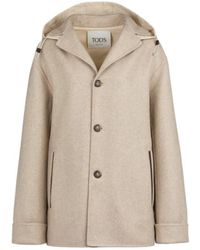 Tod's - Belted Hooded Jacket - Lyst