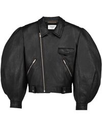 Saint Laurent - Balloon-Sleeve Jacket - Lyst