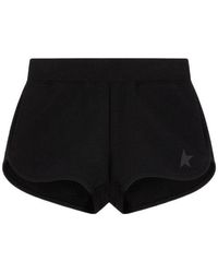 Golden Goose - Star Embroidered Shorts - Lyst