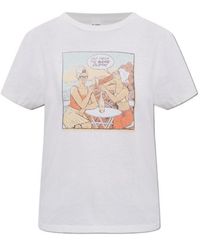 RE/DONE - Classic Same Graphic-Print T-Shirt - Lyst