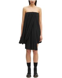 JW Anderson - Draped Bustier Strapless Dress - Lyst