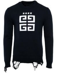 Givenchy - 4G Stars Intarsia Knit Jumper - Lyst
