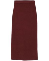 Dorothee Schumacher - Elastic-Waistband Midi Skirt - Lyst