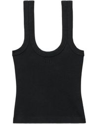 Alexander Wang - Embossed-Logo Tank Top - Lyst