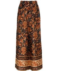 Zimmermann - Drawstring Waistband Relaxed Pants With Elasticated Cuffs - Lyst