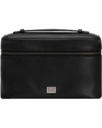 Dolce & Gabbana - Logo Plaque Wash Bag - Lyst