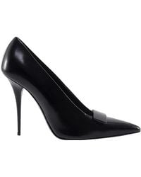 Saint Laurent - Sue Stiletto Pointed-Toe Pumps - Lyst
