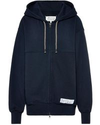 Maison Margiela - Graphic Zip-Up Hoodie - Lyst