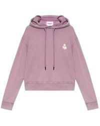 Isabel Marant - Isabel Marant Étoile Salmy Drawstring Drop Shoulder Hoodie - Lyst