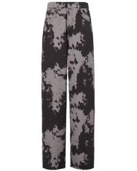 Fendi - Ff Animalier Printed Long Jeans - Lyst