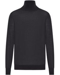 Saint Laurent - Turtleneck Long-Sleeved Jumper - Lyst