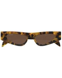 Gucci - Eyewear Rectangular Acetate Sunglasses - Lyst