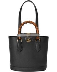 Gucci - Small Diana Leather Tote Bag - Lyst
