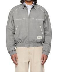 WOOYOUNGMI - Wool Blend Twill Casual Jacket - Lyst