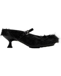 Simone Rocha - Faux Fur Grip Mule Pumps - Lyst