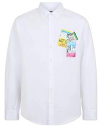 DSquared² - Printed Dropped-Shoulder Shirt - Lyst