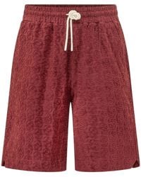 Drole de Monsieur - Drôle De Monsieur Monogram Elastic-Waist Shorts - Lyst