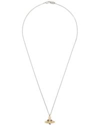 Vivienne Westwood - Diamante Heart Pendant Necklace - Lyst