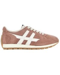 Hogan - Logo Patch Low-Top Sneakers - Lyst