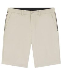 BOSS - Logo-Patch Side-Stripe Shorts - Lyst