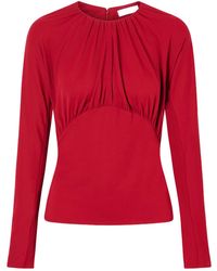 Rabanne - Rabanne Ruched Jersey Top - Lyst