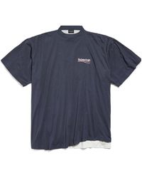 Balenciaga - Political Campaign Double T-Shirt - Lyst