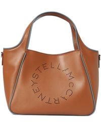 Stella McCartney - Logo Detailed Top Handle Bag - Lyst