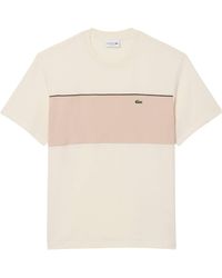 Lacoste - Crewneck Shortsleeve Tshirt - Lyst