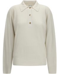 Calvin Klein - Long Sleeve Polo Knitted Sweater - Lyst