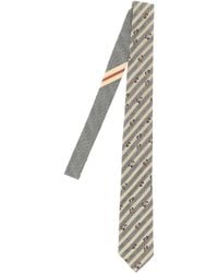 Dries Van Noten - Printed Satin Tie - Lyst