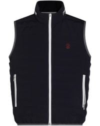 Brunello Cucinelli - Quilted Zipped Gilet - Lyst