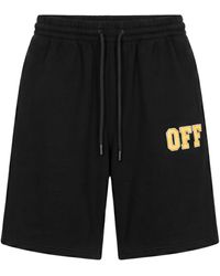 Off-White c/o Virgil Abloh - Elastic-Waist Shorts - Lyst