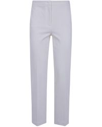 Twinset - Pleated Zip-Detail Casual Trousers - Lyst