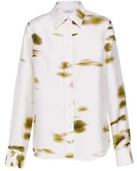 Ferragamo - Ferragamo Blossom Printed Long Sleeved Shirt - Lyst