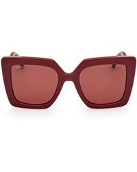 Max Mara - Logo Sunglasses - Lyst