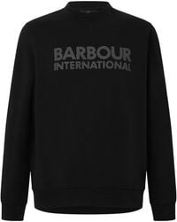 Barbour - Crew Neck Logo Sweatshirt - Lyst