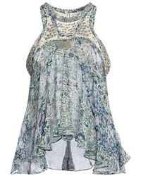 Isabel Marant - Onyle Printed Silk Chiffon Top - Lyst