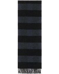 Lanvin - Striped Fringed Scarf - Lyst