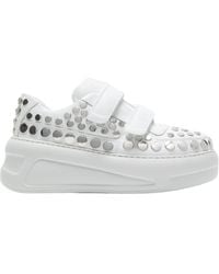 Acne Studios - Touch-Strap Platform Sneakers - Lyst