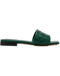 Bottega Veneta - Parco Intrecciato Flat Sandals - Lyst