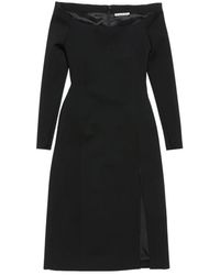 Acne Studios - Long Sleeve Midi Dress - Lyst