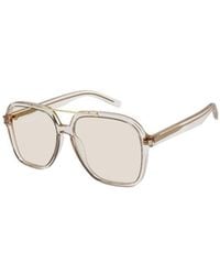 Saint Laurent - Aviator Frame Sunglasses - Lyst