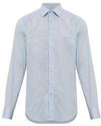 Etro - Embroidered Logo Shirt - Lyst