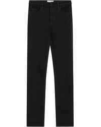 FRAME - Denim Trousers With Belt Loops - Lyst