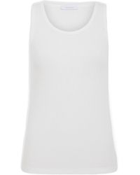 Rabanne - Logo-Embroidered Tank Top - Lyst