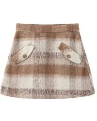 Marissa Chiara - Plaid Skirt - Lyst