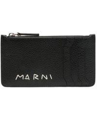 Marni - Logo Detailed Zipped Cardholder - Lyst